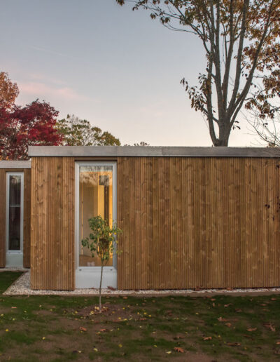 Fachada de madera diseño