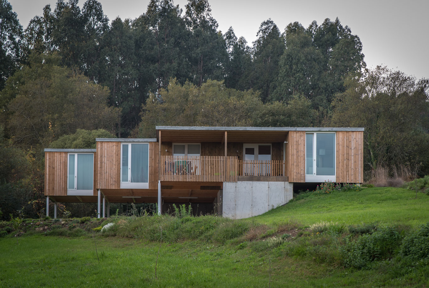 Casa modular de madera